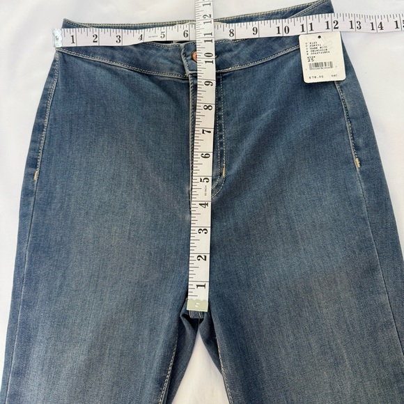 NWT Free People We The Free Just Float On Flare Denim Bell Bottom Jeans 25 - Picture 12 of 16